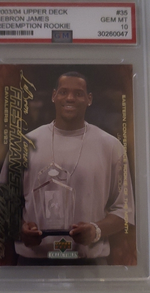 2003 LeBron James Upper Deck Redemption Rookie